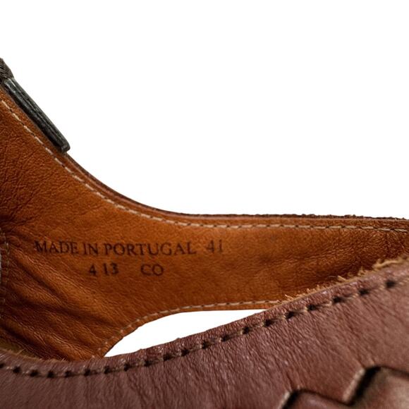 Dansko Brown Leather Elena Lace Up Gladiator Comfort Sandals Women's 41/10.5-11 - Picture 10 of 10